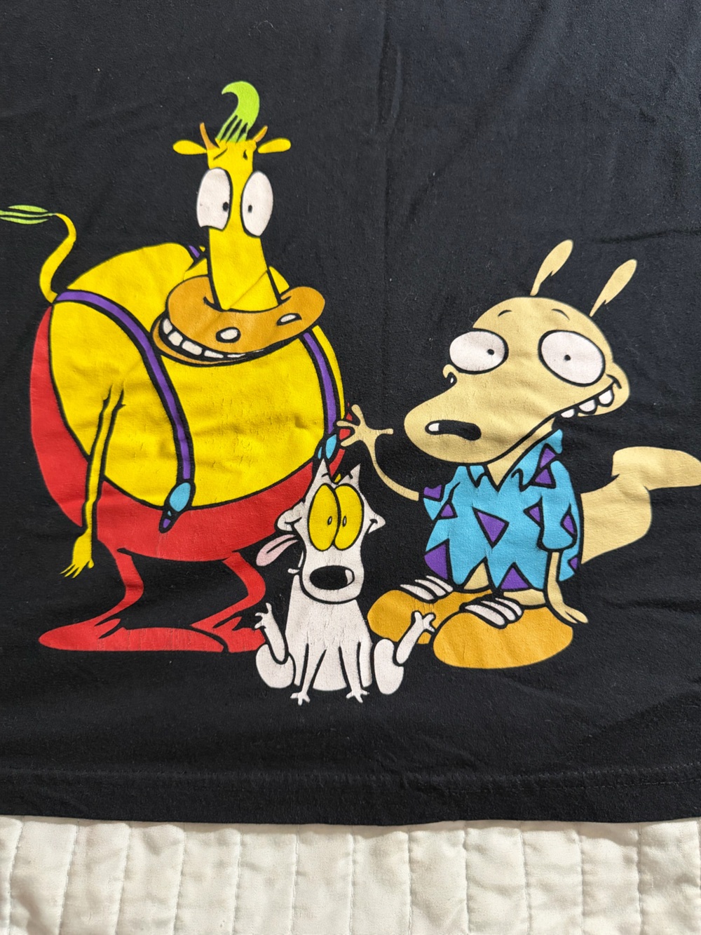 Nickelodeon Rocko’s modern life Graphic Long-Sleeve Tee in Black & Yellow - Picture 5 of 6
